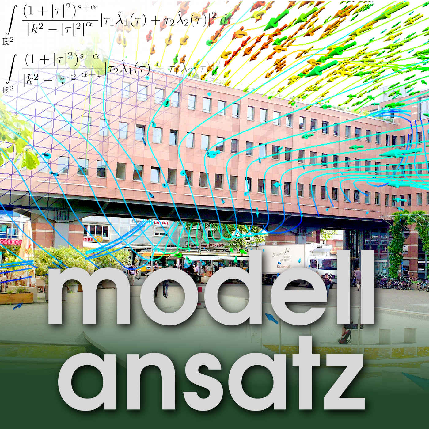 Windsimulation im Stadtgebiet